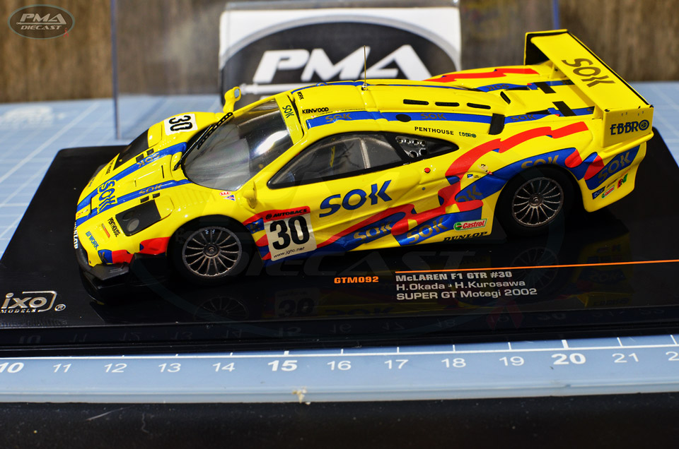 HARUKI KUROSAWA, HIDEKI OKADA 2002 TEAM TAKE ONE MCLAREN F1 GTR 1:43